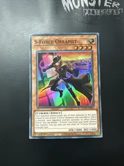 YUGIOH S-FORCE ORRAFIST SUPER RARE BLVO-EN013 1ST EDITION - Image 1