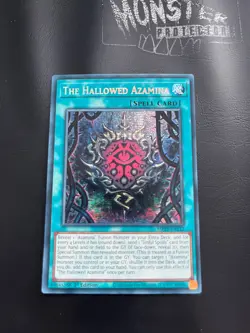YUGIOH THE HALLOWED AZAMINA PRISMATIC SECRET RARE MP25-EN112 1ST EDITION - Image 1