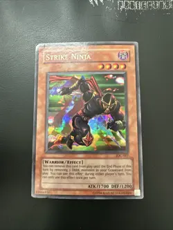 YUGIOH STRIKE NINJA ULTRA RARE IOC-007 PLAYED - Image 1