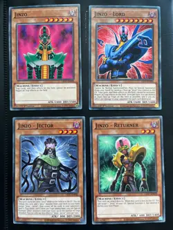 YUGIOH JINZO RETURNER JECTOR LORD BUNDLE SET COMMON LED7 MIXED EDITIONS - Image 1