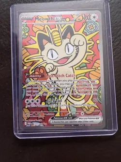 Meowth EX - 121/088/ - SIR - Perfect Order - Pokemon Card - Near Mint - Image 1