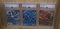2023 POKEMON CLL #007 HO-OH EX CLK #010 SUICUNE EX CLF #017 LUGIA EX PSA 10 LOT - Image 1