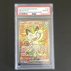 Pokemon - Perfect Order - Meowth 121/088 Ex SIR PSA 10 - Image 1
