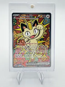 Meowth ex 121/088 SIR Perfect Order Special Illustration Rare - Image 1