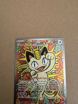 Meowth ex 121/088 Perfect Order SIR English pack Fresh NM - Image 3