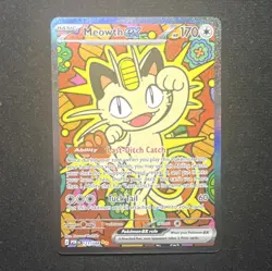Meowth ex SIR Perfect Order 121/088 Full Art Pack Fresh NM PSA 10 CONTENDER - Image 1