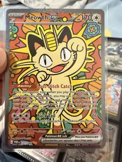 Meowth ex 121/088 SIR: Perfect Order Holo - Image 1