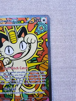 Meowth ex SIR 121/088 Perfect Order Pokemon Card - Image 3