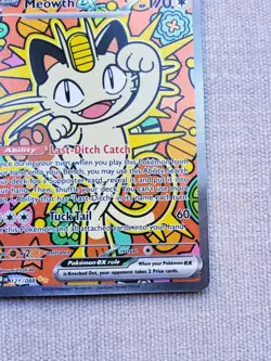 Meowth ex SIR 121/088 Perfect Order Pokemon Card - Image 4
