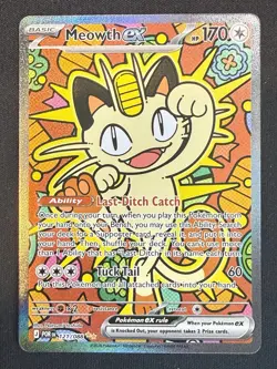 Meowth ex 121/088 Mega Evolution Perfect Order SIR - Image 3