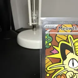 Pokemon TCG Meowth ex 121/088 SIR Mega Evolution Perfect Order NM Condition! - Image 2