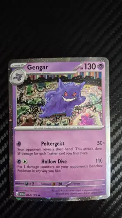 Pokemon TCG Gengar Cosmos HOLO Rare Scarlet and Violet 151 094/165 Near Mint 151 - Image 1