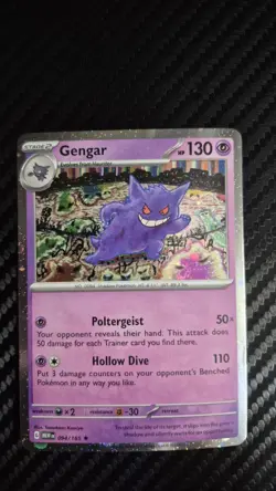 Pokemon TCG Gengar Cosmos HOLO Rare Scarlet and Violet 151 094/165 Near Mint 151 - Image 2