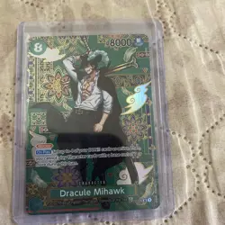NM Dracule Mihawk Special Rare SP OP12-030 The Azure Sea’s Seven One Piece OP14 - Image 1