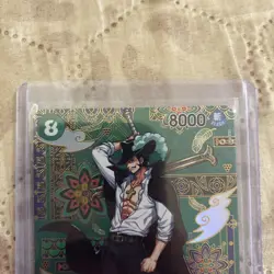 NM Dracule Mihawk Special Rare SP OP12-030 The Azure Sea’s Seven One Piece OP14 - Image 3