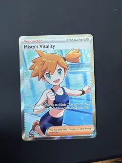 Misty's Vitality - 111/084 Ultra Rare ME05: Pitch Black (ME05) Pokemon MINT - Image 1