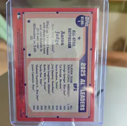 2026 Topps Series 2 Aaron Judge 1991 Topps All-Star #91AS-1 Crackle Foil Yankees - Image 2