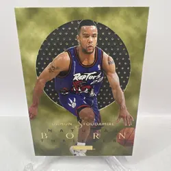 1995-96 Skybox E-XL Natural Born Thrillers Damon Stoudamire #10 Rookie RC - Image 1
