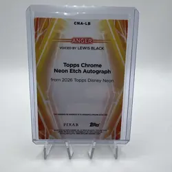 2026 Disney Neon Anger Chrome Neon Etch Auto Gold Shimmer /50 - Image 2