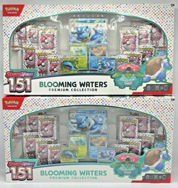 Pokemon TCG Scarlet & Violet 151 Blooming Waters Premium Collection 2 Pack - New - Image 1