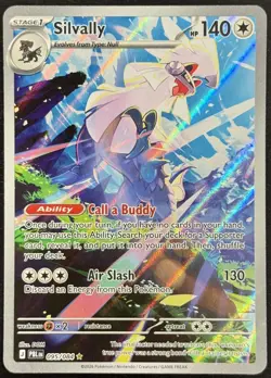 Silvally 095/084 Illustration Rare Pitch Black NM Pokemon Card - Image 1