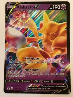 10 same cards- Alakazam V - SWSH083 - Oversized Promo Near Mint Pokemon Cards - Image 2
