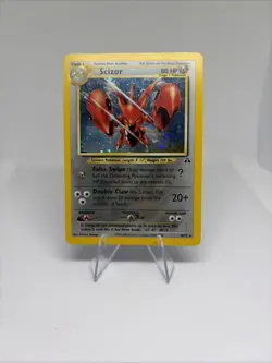 Pokemon TCG Scizor 10/75 Neo Discovery 2001 Holo Rare Card - Image 1