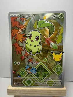 Chikorita#46 - ME: Mega Evolution Promo (MEP) Black Star Promo Holo Pokemon Card - Image 1