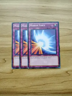 Yu-Gi-Oh! - Mirror Force 3x - Full Playset Of Cards - Image 1