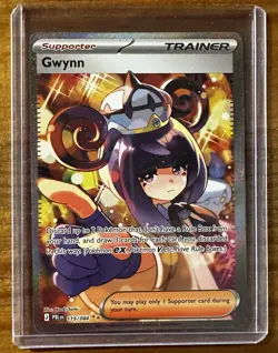Pokemon Card Pitch Black Special Illustration Rare Trainer Gwynn 119/084 NM - Image 1