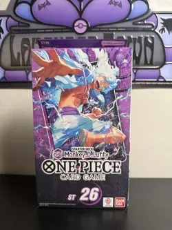 One Piece Card Game Starter Deck - ST-26 Monkey D. Luffy - Official & New - Image 2