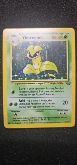 Pokemon TCG Victreebel Holo Rare Unlimited Jungle 14/64 Vintage 1999 - Image 1