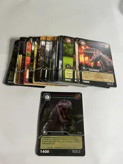 Lot of 65 Dinosaur King DKAA Cards (French) – 64 Commons + 1 Silver - Image 1