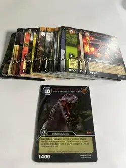 Lot of 65 Dinosaur King DKAA Cards (French) – 64 Commons + 1 Silver - Image 2