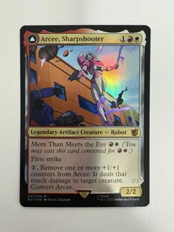 Arcee Sharpshooter / Acrobatic Coupe Foil MTG Magic Gathering Card NM Mint BOT - Image 1