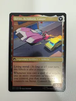 Arcee Sharpshooter / Acrobatic Coupe Foil MTG Magic Gathering Card NM Mint BOT - Image 2