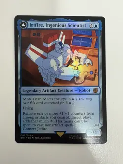 Jetfire Ingenious Scientist / Air Guardian Foil MTG Magic Gathering Card NM BOT - Image 1