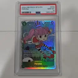 Bandai Perona OP12-034 Legacy of the Master Super Rare Foil 2000 Power Card - Image 1