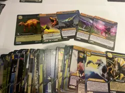 Lot of Dinosaur King DKDS Cards (French) – 50 Commons + 9 Silver + 2 Gold - Image 4