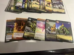 Lot of Dinosaur King DKDS Cards (French) – 50 Commons + 11 Silver - Image 3