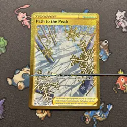 Path To The Peak 213/189 NM -Secret Gold Rare Pokemon Card- Astral Radiance (3z) - Image 1