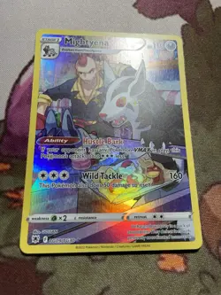 Pokemon TCG Mightyena Holo Rare Card Astral Radiance TG09/TG30 LP - Image 3