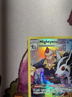 Pokemon TCG Mightyena Holo Rare Card Astral Radiance TG09/TG30 LP - Image 4