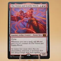 The Vision and Scarlet Witch | 707 | Regular | M | Commander: Marvel SH | MTG - Image 1