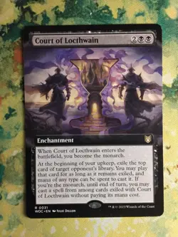 Court of Locthwain (Extended Art) Commander: Wilds of Eldraine Regular - Image 1