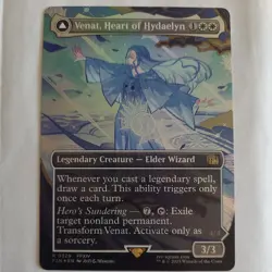 Venat, Heart of Hydaelyn (Borderless) FOIL Rare Final Fantasy MTG (NM) unplayed - Image 2