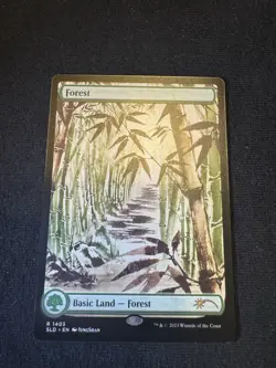 Forest Full Art Land #1403 Non Foil Secret Lair Drop Meditations On Nature MTG - Image 1