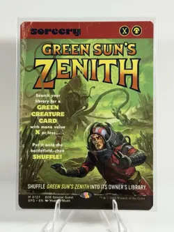 Wizards of the Coast Green Sun's Zenith SHOWCASE Mythic MTG 0127 EN 2025 - Image 1
