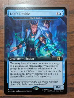 MTG Spark Double Regular (Loki's Double) - Marvel Super Heroes Commander #279 - Image 1