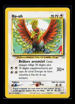 Carte Pokemon Ho-Oh 18/64 Edition 2 Ed 2 Neo Revelation Wizards FR - Image 1